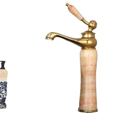 China Popular Gold Metered Faucets Vintage Basin Faucet for sale
