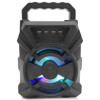 China 3 inch Portable Wireless Speaker Outdoor Dancing Home Set Computer Wireless Microphone Speaker for sale