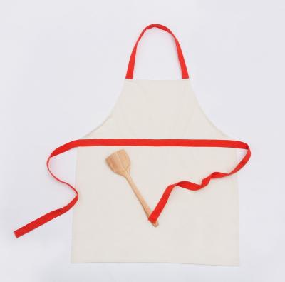China Full Body Food/Beverage Canvas Cooking Chef Long Apron Heat Resistant Kitchen Apron Adult Adjustable Bib Apron for sale