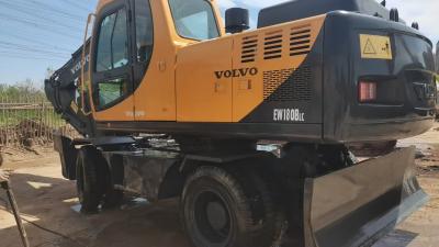 中国 中古Volvo EW180BLC 輪式掘削機 2022 販売中 高品質の中古Volvo掘削機 中国から輸出 販売のため