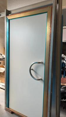 China 1.2M X 2M Magnetic MRI Shielding Doors Powder Coated Copper Screen Door for sale