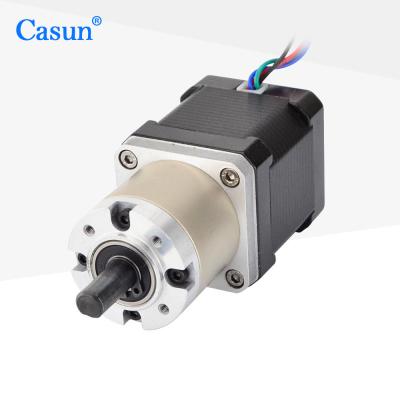 China motor de pasos adaptado 2.77V de la nema 17 de 42x42m m con el reductor del engranaje de la caja de engranajes en venta