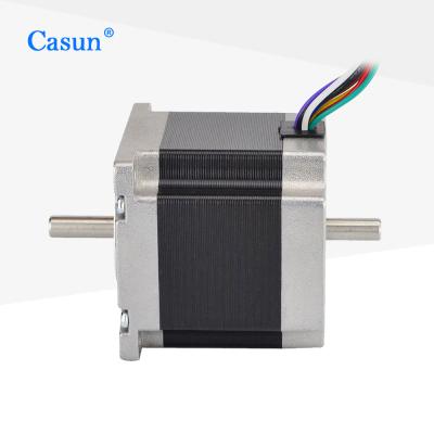China El robot CNC de doble eje 1.8 grado 4 fase 1.26N.m DC NEMA 23 motor híbrido paso a paso en venta