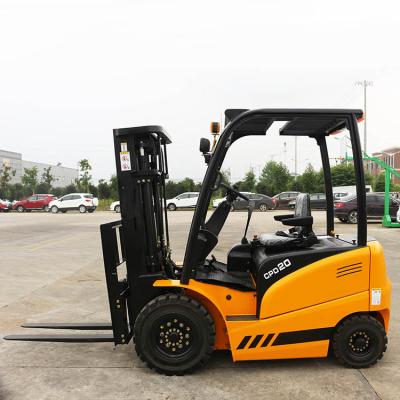 China Construction works Widely Used Self Loading 2 Ton CPD20 Heli Eclectic Forklift Truck for sale