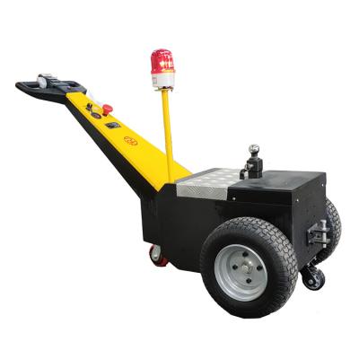 China Construction works Low Power Mini 2 Ton Electric Tow Tug Tractor with Warning Light for Transport Goods for sale
