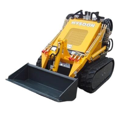 China Farms Shandong factory direct skid steer mini loader HY380 grapple bucket skid steer loader for sale