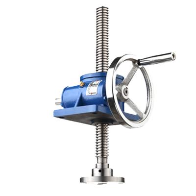 China Mechanical Machine Tool SWL Screw Elevator Speed Reducer Worm Screw Jack for sale