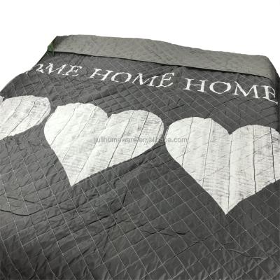 China Machine washable Microfiber comforter set with valentine print girl friend100%polyester duvet cover for sale