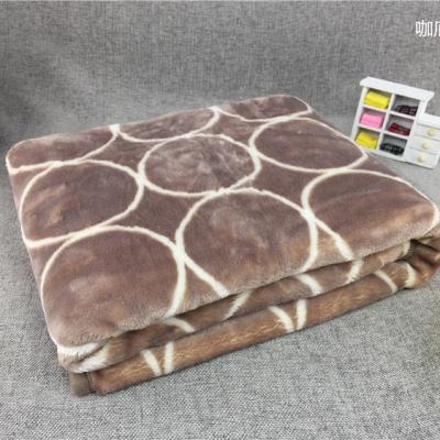 China Anti-pilling super soft flannel blanket, flannel fleece blanket, promotion gift for sale