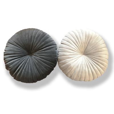 China 2022 New Style Faux Fur Round Cushion Luxury Soft 100% Polyester Filling For Home Decor Sofa Round Cushion for sale
