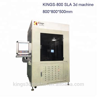 China 3D printing & rapid prototyping kings 800-C industrial sla 3d printer for sale high resolution laser 3d printer for sale