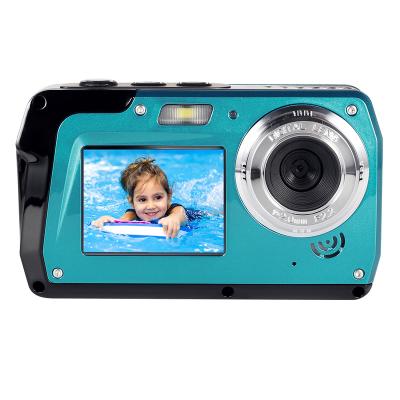 China Cheap Camera Waterproof Camera 56MP Underwater Cameras UHD 4K/30FPS Video Recorder Selfie Dual Screens 10FT Digital Camera for Snorkeling for sale