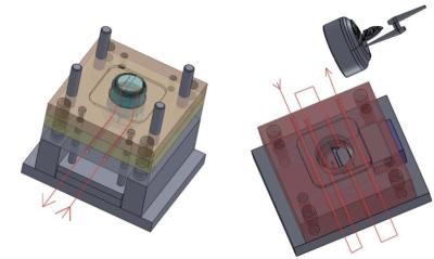 China Plastic injection molding design and engineering mould for sale