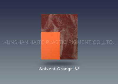 China Substância corante vermelha fluorescente da resistência térmica 314°C do GG da laranja 63 do solvente do no. 16294-75-0 de CAS para o picosegundo à venda