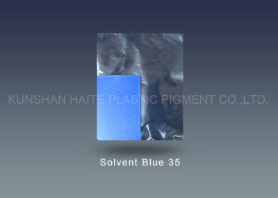 China Substância corante solvente de CAS NO.17354-14-2 do azul 35 para o valor de PH azul 6.5-7 do óleo à venda