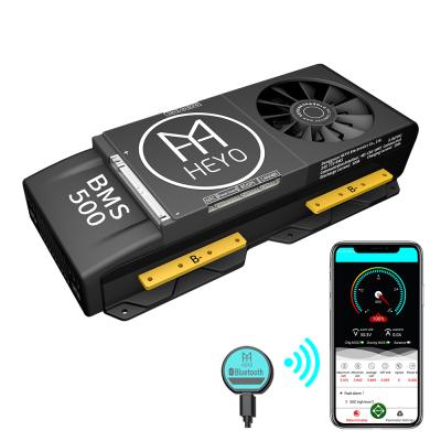 China Electronic products lifepo4 24S bms FAN 72v 80A 100A 150A 250A 300A 500A 3.2v lifepo4 bms BT UART RS485 CAN communication Li ion battery smart bms for sale