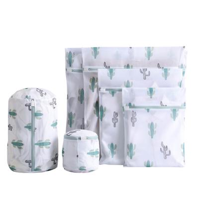 China 2020 Morden Amazon Luxury Reusable 6 Pack Laundry Bag Mesh Wash Bag Set for sale