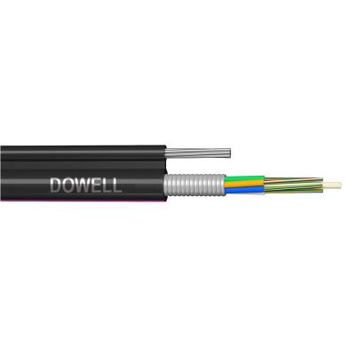 China Multimode ADSS 48 Core Fiber Optic Cable PE Sheath With Black for sale