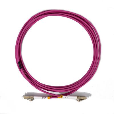 China LC-PC in de binnenruimte Duplex Multimode Fiber Optic Patch Cord 3,0 mm Te koop