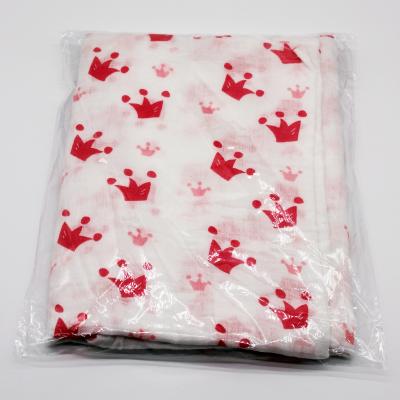 China Anti-UV Cut And Seam Custom Baby Muslin Wraps 100% Cotton Blanket Fabrics for sale