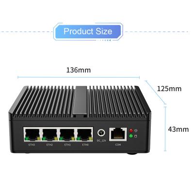 China fanless embedded computer Mini Pc N5105 DDR4 Support 4k Hd Mini PC High-performance Win10 Fanless mini pc for sale