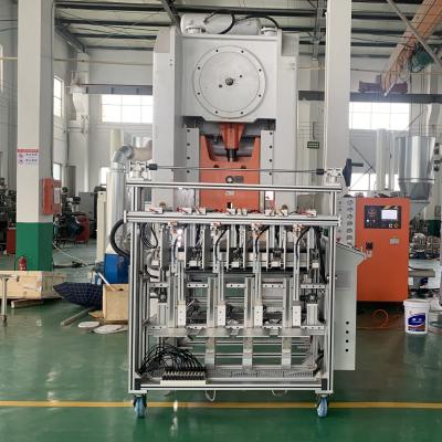 China 80Ton Pressure Aluminium Foil Plate Making Machine For Fully Automatic USA Full Size Pan Production Line Equipment for sale