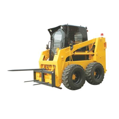 China Construction works Hot CSS850 1 ton small skid steer loader with attachments pack clamp for sale for sale