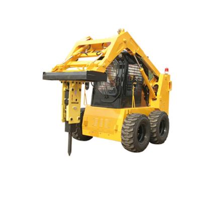 China Construction works Best price CSS850 compact skid steer loader with hammer made in china for sale for sale