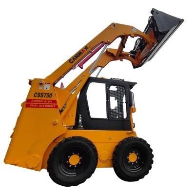 China Construction works Chinese brand CSS750 skid steer loader with tilt attachment for sale in Bangladesh for sale