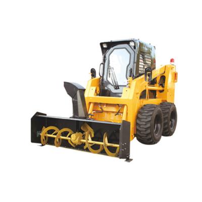 China Construction works CSS550 small hot electric skid steer loader with snow plow for sale from china for sale