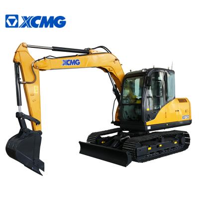 China Construction works XCMG 7 ton hydraulic mini excavator XE75D china crawler excavator price for sale