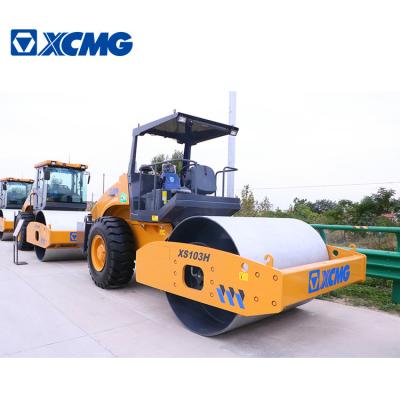 China Construction works XCMG Manufacturer 10 Ton Road Rollers XS103H Vibratory Road Roller Compactor For Sale for sale