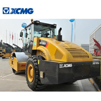 China Construction works XCMG Road Machinery 18 Ton Heavy Vibratory Road Rollers XS183J Roller Compactor For Sale for sale