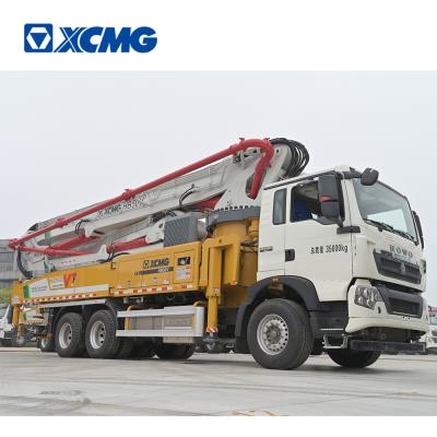 China Construction works XCMG Schwing 50m Truck Bed Concrete Mixer Pump Machine HB50V With Benz Chassis Price for sale