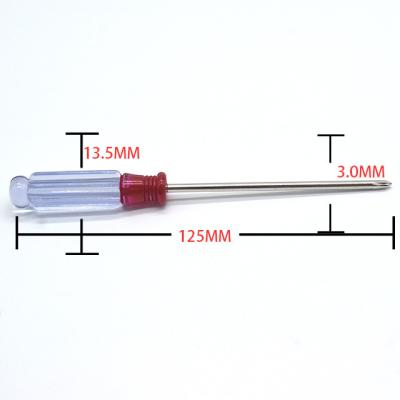 China 3mm Phillips Screwdriver Mini ph1screwdriver ph1screwdriver PH Transparent Laptop Case Screwdriver For Computer Repair 3mm for sale