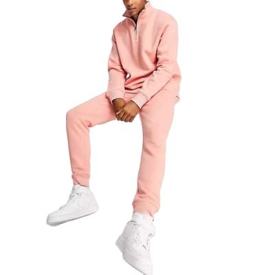 China 2021 Hot Sale Custom Made High Quality Slim Fit Sweatsuit Breathable Men's Shear Thick Sweatsuit for sale