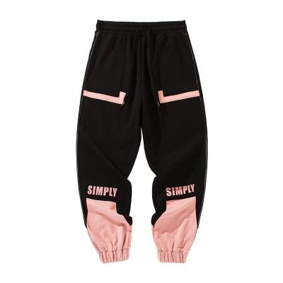 China Wholesale anti-pilling ladies patchwork two tone jogger sweatpants latest promotion for sale