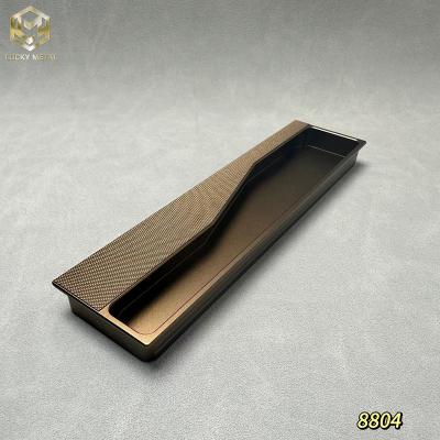 China Polished Edge 90mm Aluminium Cabinet Handles For Wardrobe / Storage Units for sale