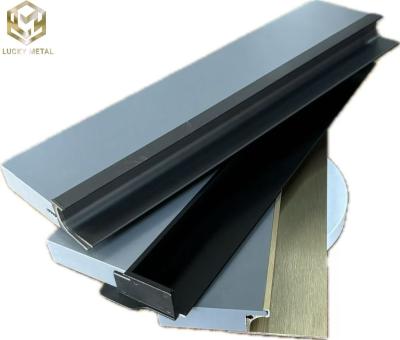 China Durable 5mm Screw Hole Aluminium Cabinet Handles IP54 Water Resistance for sale