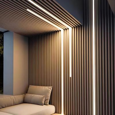 Chine Anodisé en aluminium noir LED bande de logement 15 mm avec diffuseur glacé à vendre