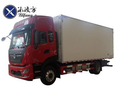 China DONGFENG Tianjin Kr PLUS Transport Food Fish Keep Warm Freezer Van Heavy Refrigerated Truck 11 - 20T for sale