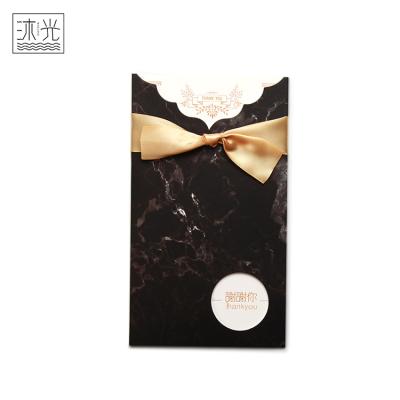 China China Super Marble Pattern Birthday Invitation Luxury September Greeting Cards for sale
