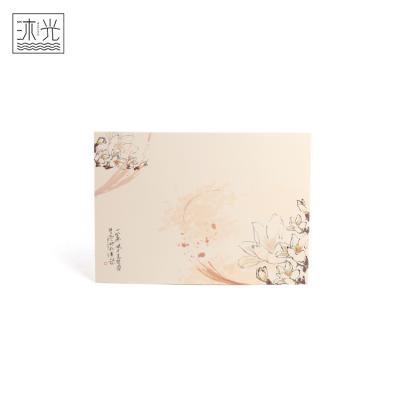 China ANTISTATIC Cheap Custom Printed Chinese Ink Painting Colorful Letter Writing Paper for sale