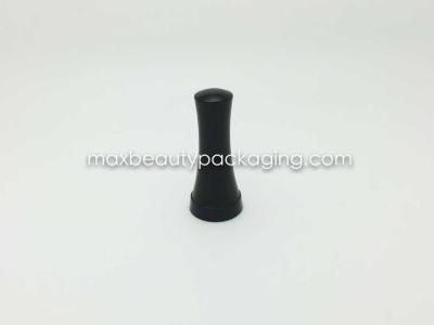 China N8006 bulge shape nail polish cap nail polish packaging plastic cap shiny black cap uv coating color available for sale