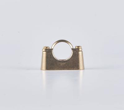 China Industrial Brass Tube Clamp For Plumbing Securely Holds Pipes Water Throwing / Chrome Plated for sale