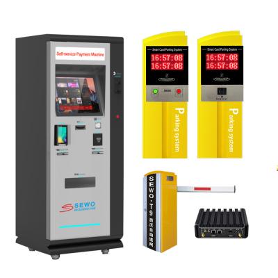 China Portable Parking Payment Kiosk Machine Wireless Parking Management Solution for Parking Barrier & Parking Lot Equipment for sale