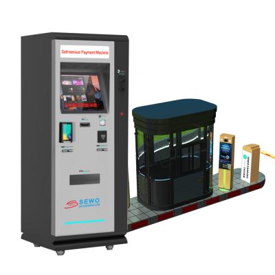 China External Power Adapter Automatic License Plate Recognition Parking Payment Kiosk Machine for Smart Parking Systems for sale