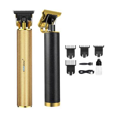 China Cordless Rechargeable Cutter Blade Hair Trimmer Metal Body Cutting Hair Clippers Grooming Kit Beard Shaver Professional Barbershop for Men for sale