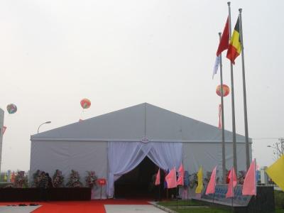 China 12m Heavy Duty Event Tent , Trade Show Canopy Tent With Pvc Cloth Flame Retardant for sale