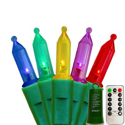 China Mini Christmas Lights 100 Feet Battery Operated Christmas String Lights 33 LED Decorative Tree Light with Timer 8